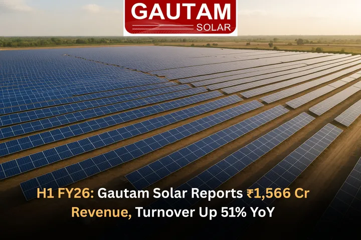 Gautam Solar Financial Results