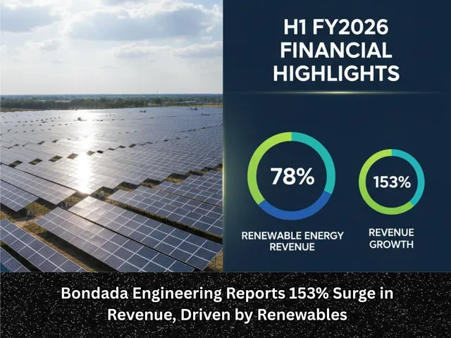 Bondada Engineering Reports 153% Surge in Revenue, Driven by Renewables