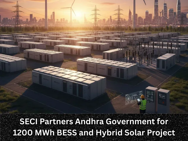 SECI Partners Andhra Government for 1200 MWh BESS and Hybrid Solar Project