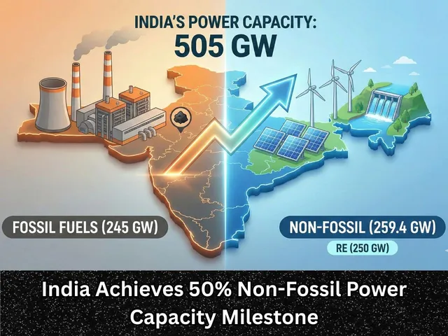 India Achieves 50% Non-Fossil Power Capacity Milestone, Accelerates Drive Toward Net Zero