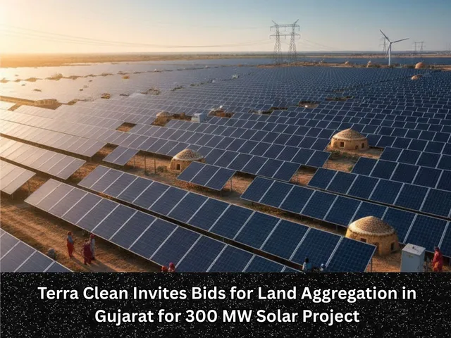 Terra Clean Invites Bids for Land Aggregation in Gujarat for 300 MW Solar Project