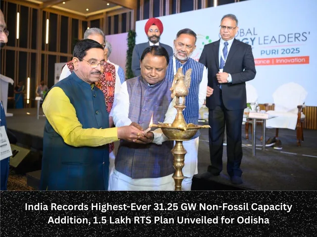 India Records Highest-Ever 31.25 GW Non-Fossil Capacity Addition, 1.5 Lakh RTS Plan Unveiled for Odisha