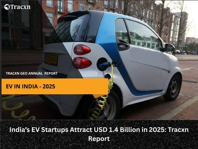 India’s EV Startups Attract USD 1.4 Billion in 2025 Tracxn Report