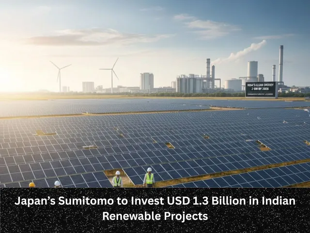 Japan’s Sumitomo to Invest USD 1.3 Billion in Indian Renewable Projects