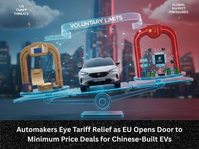 Automakers Eye Tariff Relief as EU Opens Door to Minimum Price Deals for Chinese-Built EVs