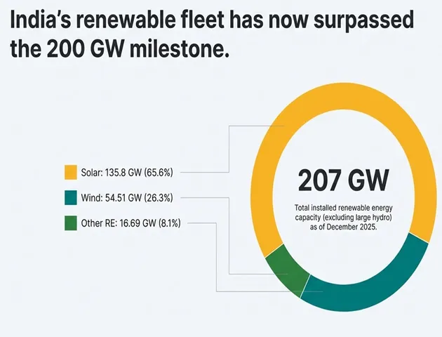 India renewable capacity