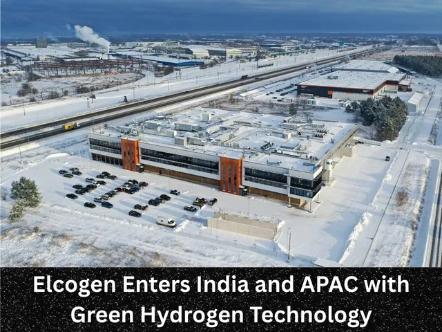 Elcogen Enters India and APAC with Green Hydrogen Technology
