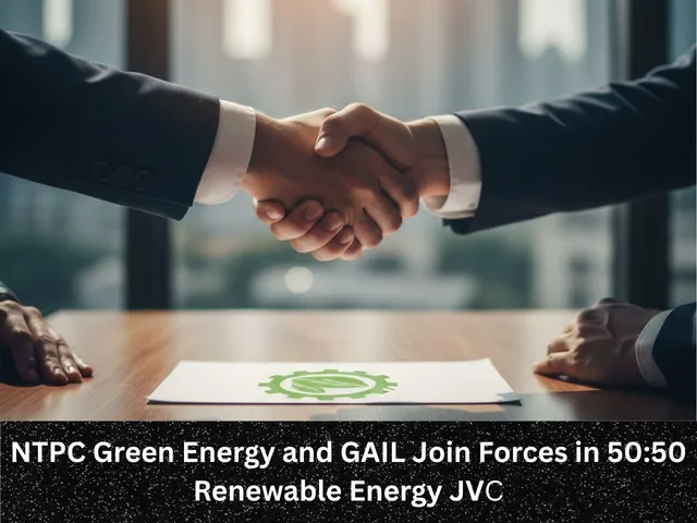 NTPC Green Energy and GAIL Join Forces in 5050 Renewable Energy JV