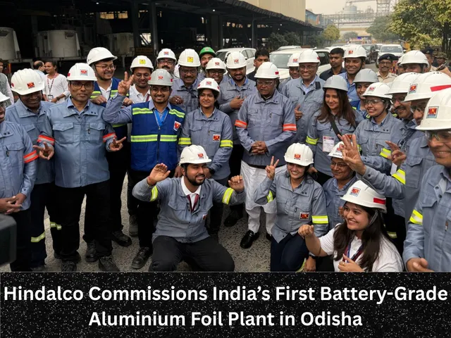 Hindalco Commissions India’s First Battery-Grade Aluminium Foil Plant in Odisha