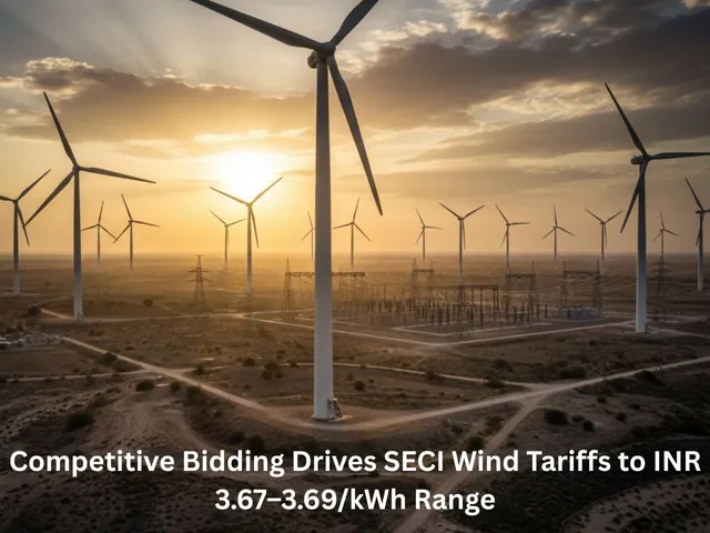 Competitive Bidding Drives SECI Wind Tariffs to INR 3.67–3.69kWh Range
