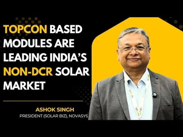 TOPCON-based Modules Are Ruling India's Non-DCR Solar Market | Ashok Singh | Novasys