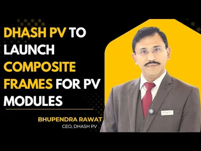 DhaSh PV To Launch Composite Frames For PV Modules | Bhupendra Rawat (CEO)