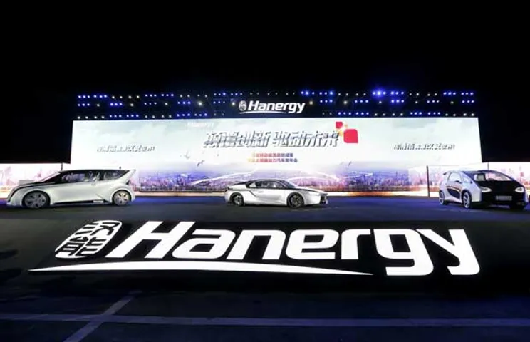 Hanergy has launched four solar powered vehicles