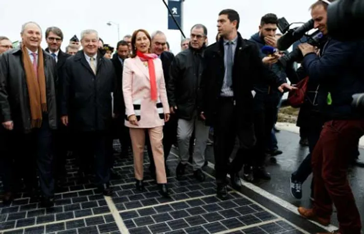 France inaugurates world's first solar highway