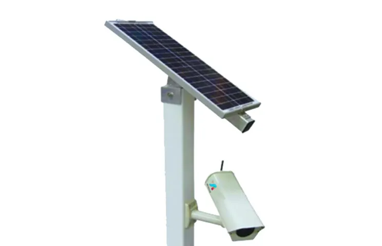 solar power CCTV camera