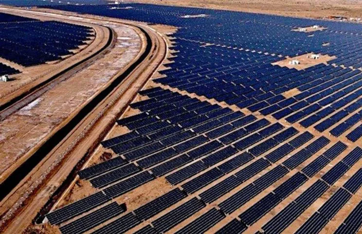 industrial solar plant