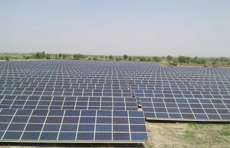 rooftop solar panels and solar park