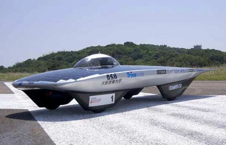 Osaka Sangyo University Solar Car Equipped with Trina Solar's IBC Cells