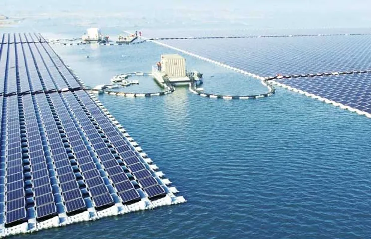 floating solar power plant