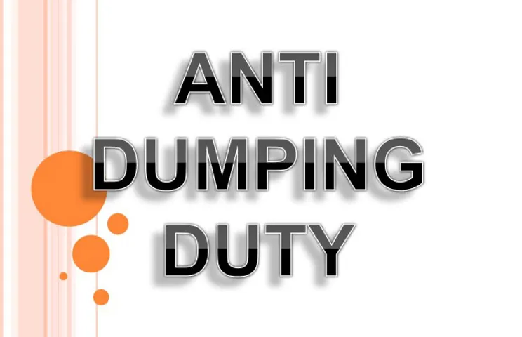 Anti-Dumping Duty Fluoro