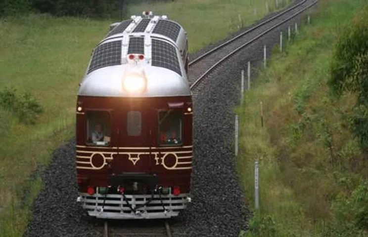 Solar Panels Installed Over Jan Shatabdi Express's Roof