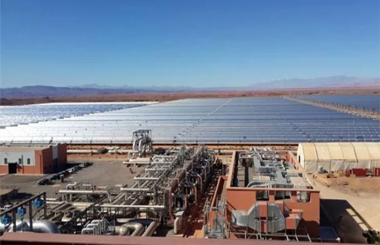 two solar power plants
