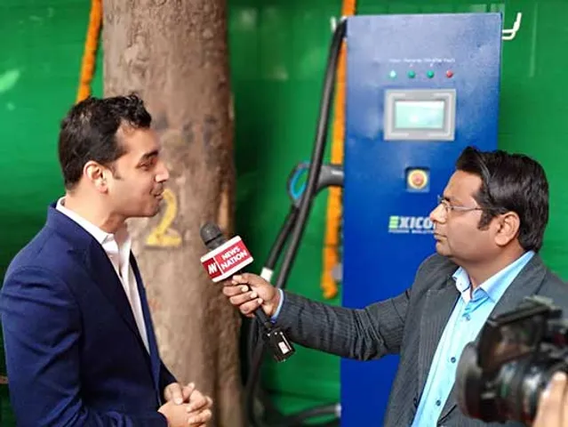 Exicom Installs Electric Vehicle Fast Charger Station at NITI Aayog