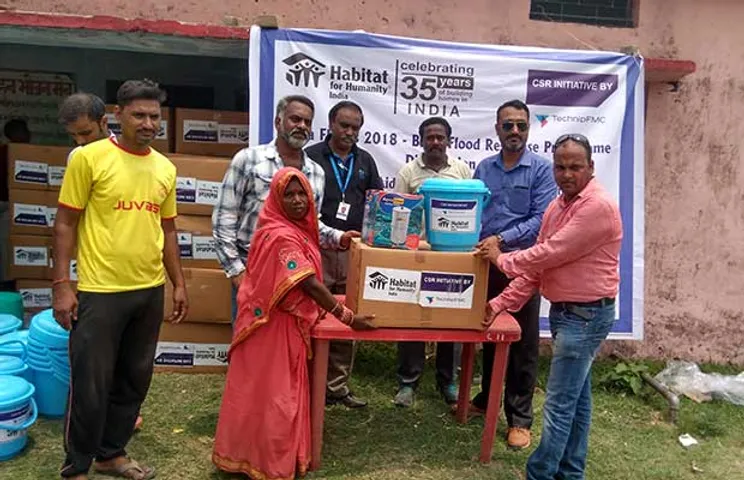 TechnipFMC in India partners with Habitat for Humanity for Bihar Flood Response Programme