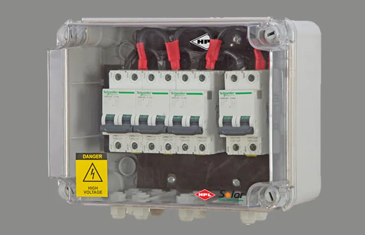 Hpl solar array junction box