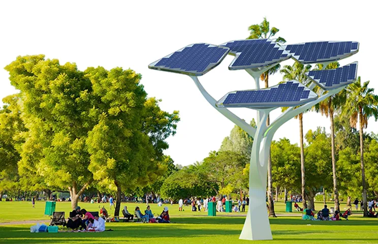 Solar Tree to Charge Phones and Avail Free Wi-Fi in Coimbatore’s VOC Park