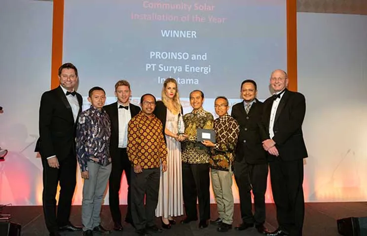 proinso and surya delegations received the award