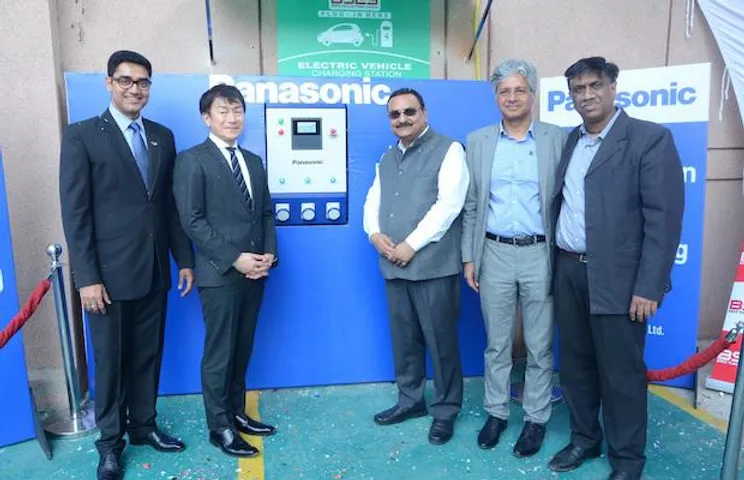 Panasonic EV charging BSES Yamuna Power Limited