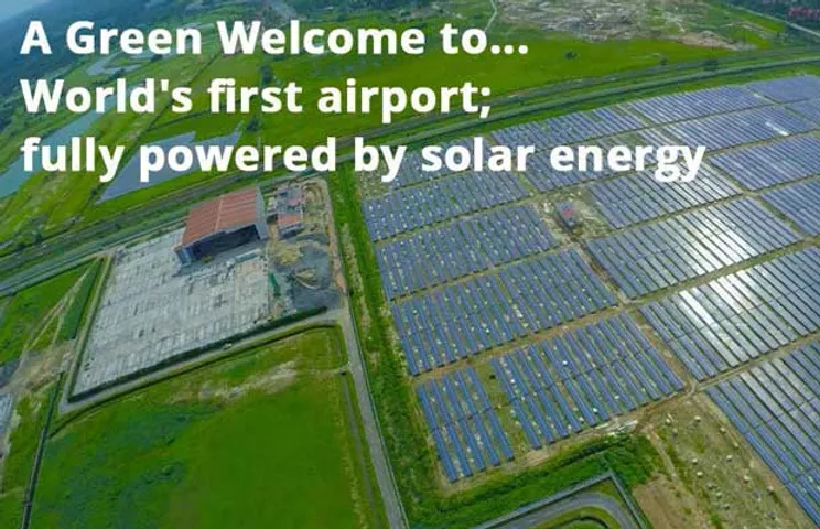 green airport, the Cochin International Airport
