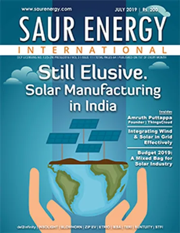 Saurenergy july Magazine cover