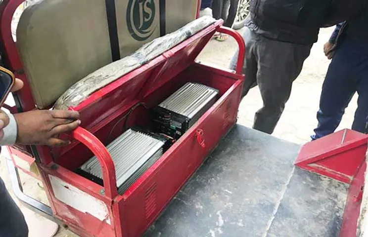E-Rickshaws battery