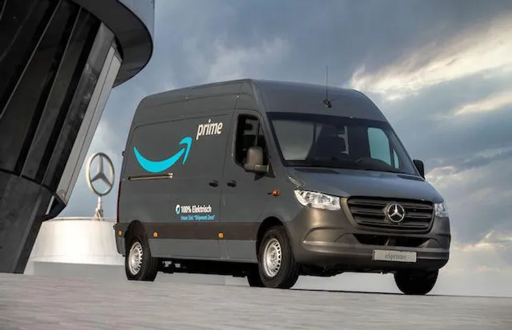 Amazon 1800 EVs Mercedes-Benz