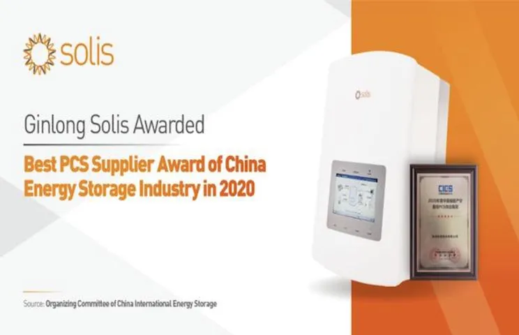 Solis Conferred With Best Power Conversion System Supplier Award