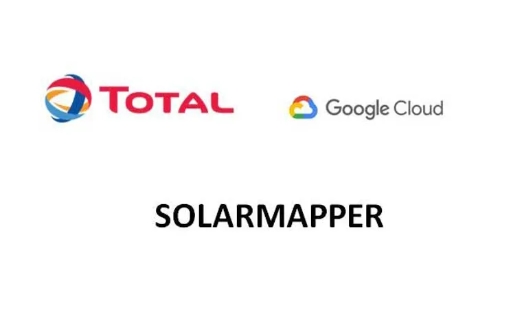 Total, Google Cloud and solarmapper