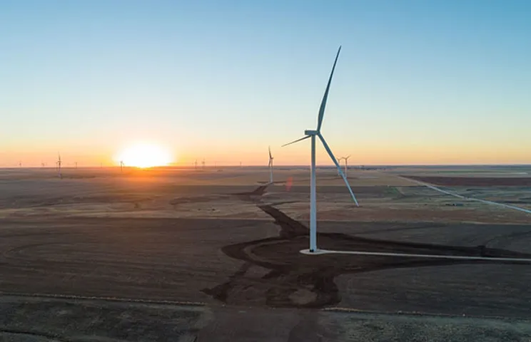 Cimarron Bend wind farm in Kansas