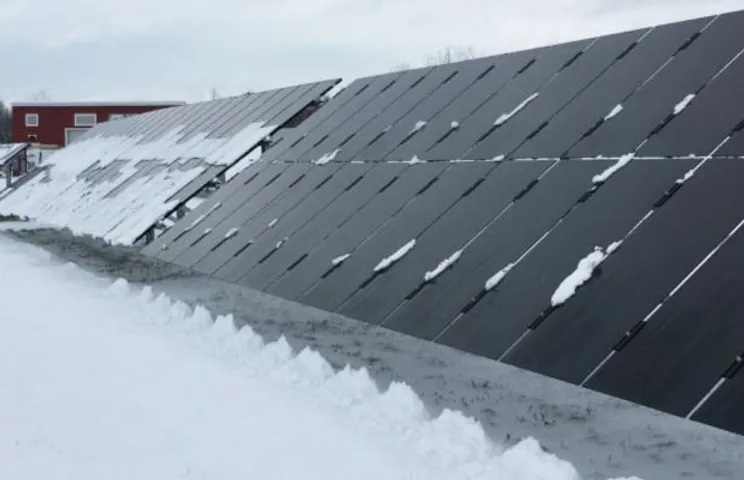 solar in snow