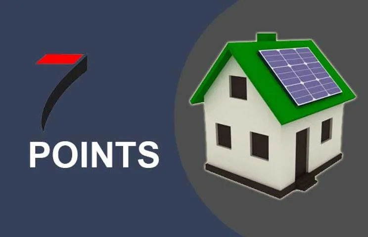 7 point for rooftop solar