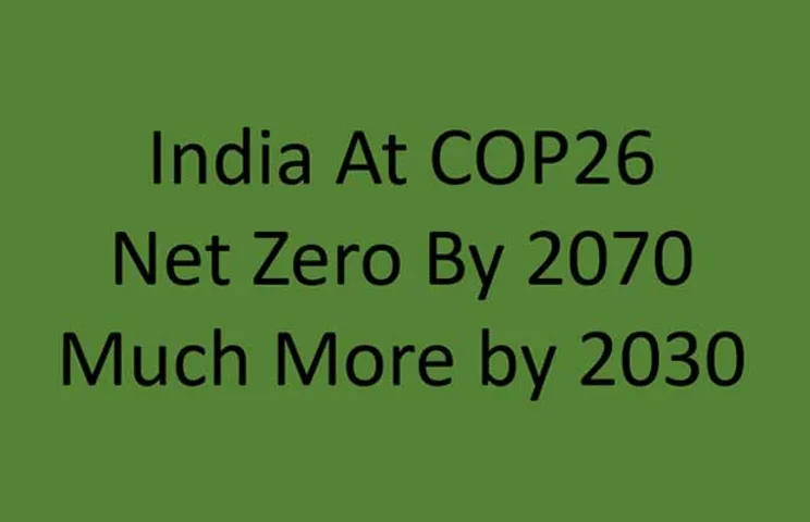 Narendra Modi at cop26, LBNL
