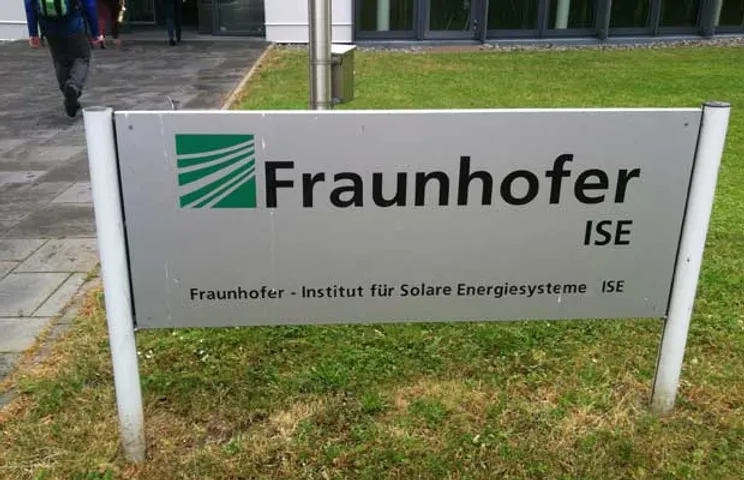 fraunhofer institute for solar energy systems