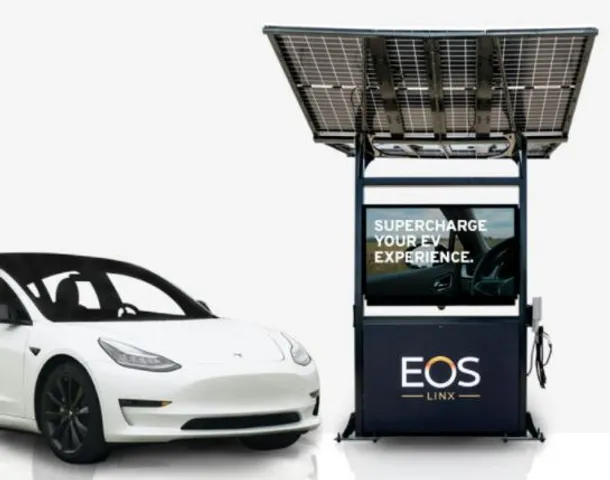 EOS Linx Solar powered display