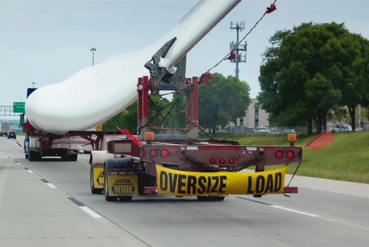 Wind Turbine blade transport