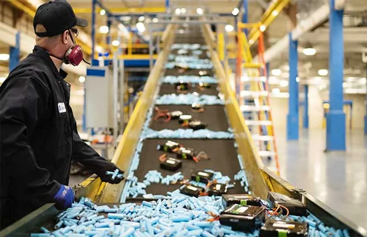 Toyota Motors EV battery recycles