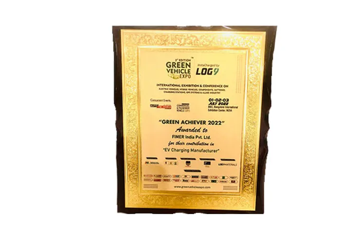 FIMER award green achiever 2022