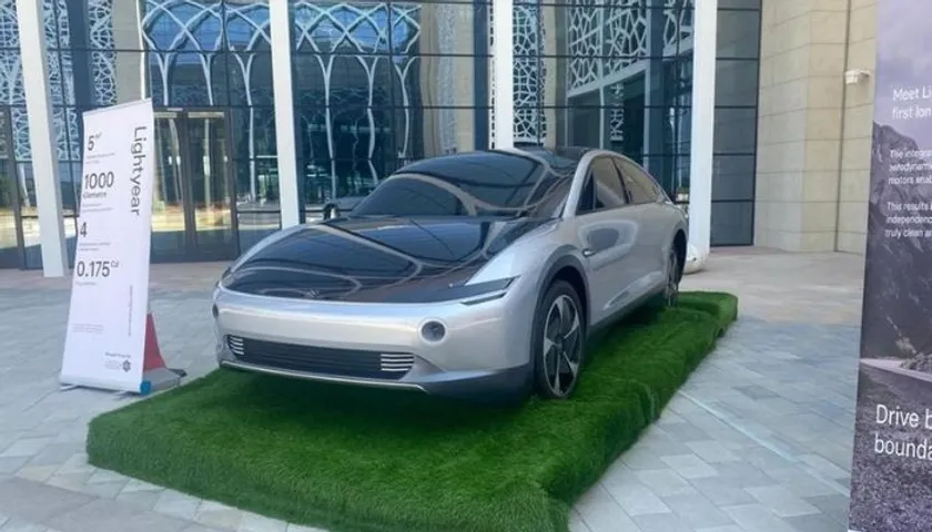 Solar-powered car