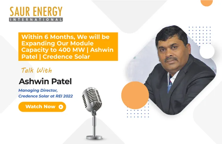 Ashwin Patel, Managing Director, Credence Solar