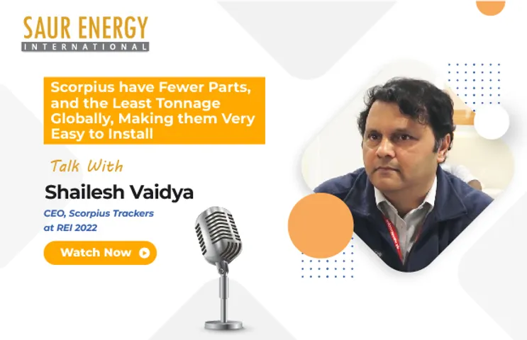 Shailesh Vaidya, CEO, Scorpius Trackers